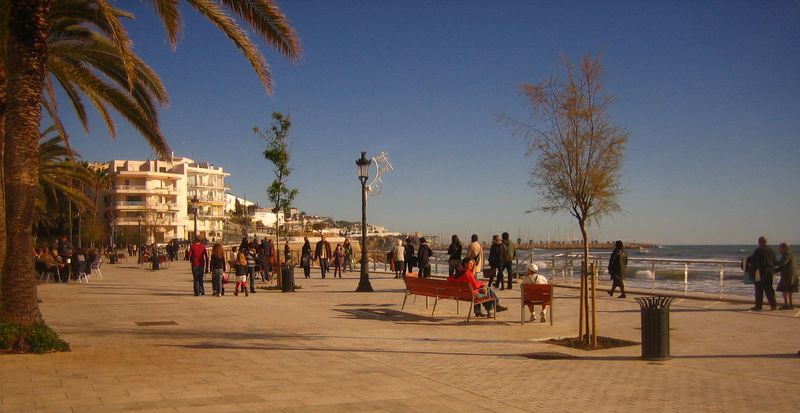 Sitges beach