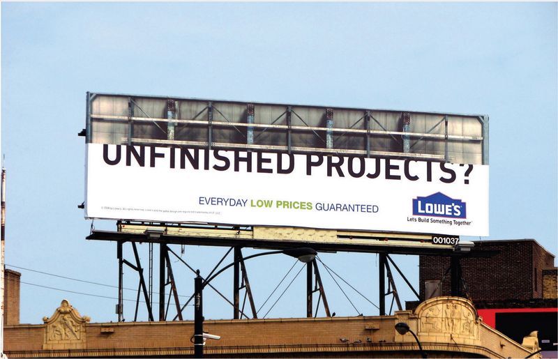 Unfinished projects