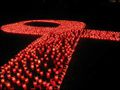 AIDS ribbon candles